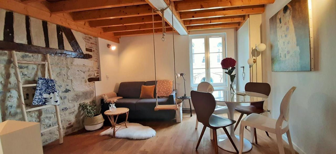 -La Maison Balancoire - Parking Prive - Coeur Historique -La Clef De 翁弗勒尔 外观 照片