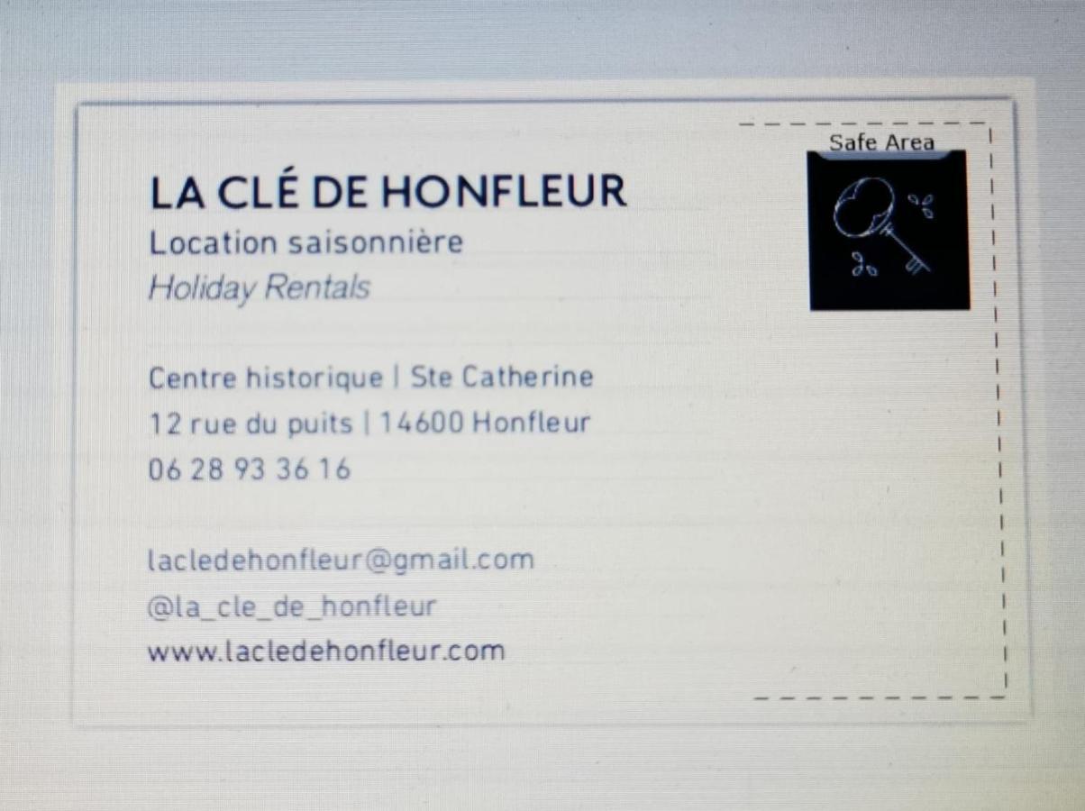 -La Maison Balancoire - Parking Prive - Coeur Historique -La Clef De 翁弗勒尔 外观 照片